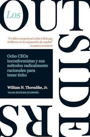 Portada de Los outsiders, de William Thorndike